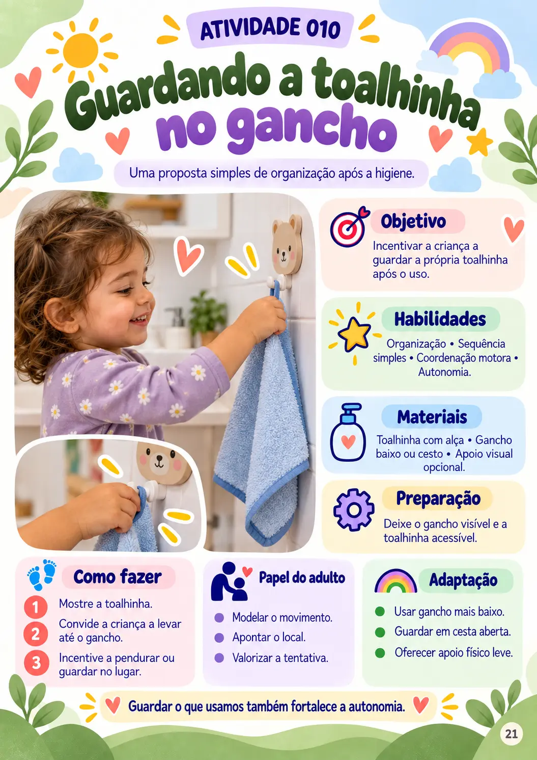 Página de atividade 10 do material Autonomia Pronta